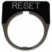 Legend Plate Half Round Reset Black