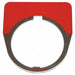 Blank Legend Plate Half Round Red