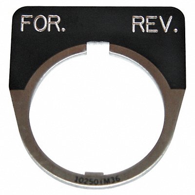 Legend Plate For Reverse Black