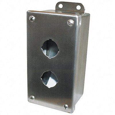 Pushbutton Enclosure 6.75 in H SS