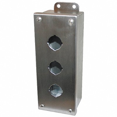 Pushbutton Enclosure 9.00 in.H SS