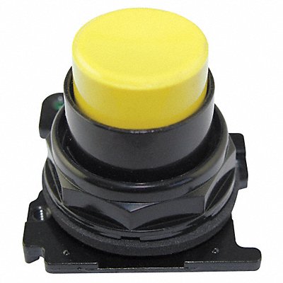 Non-Illum Push Button Operator Yellow