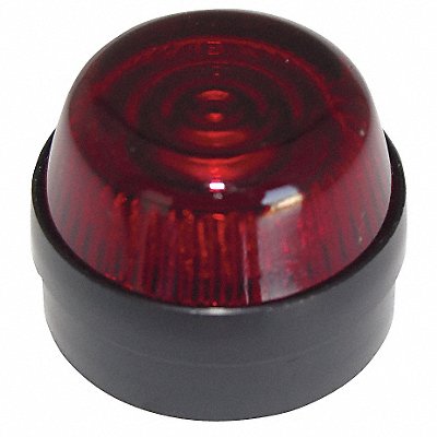 Pilot Light Lens 30mm Red Glass