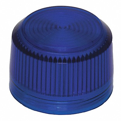 Pilot Light Lens 30mm Blue Plastic
