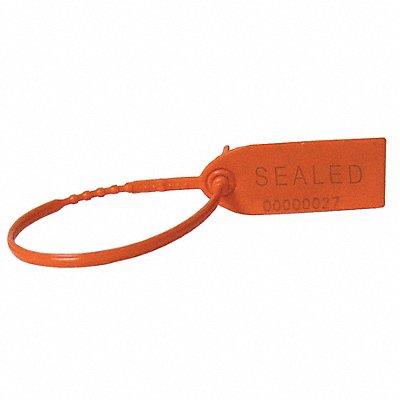 X Strap Seal 12 L Orange PK50