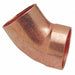 Elbow 45 Deg Wrot Copper 1-1/4 