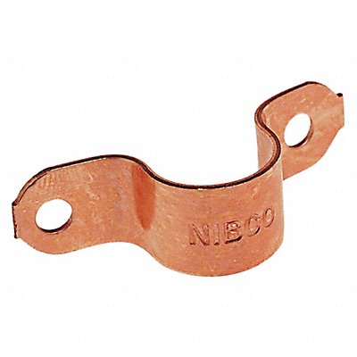 Tube Strap Two-Hole Copper