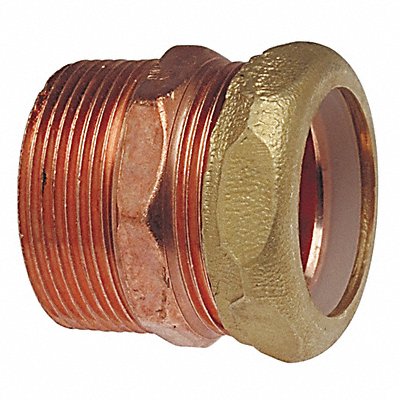 Adapter Wrot Copper 1-1/2 Tube MNPTxSJ