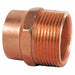 Adapter Wrot Copper 1-1/4 Tube CxMNPT