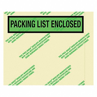 Packing List Envelope Gen Purpose PK1000