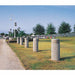Bollard Round 18in.Lx18in.Wx48in.H
