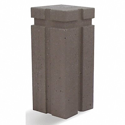 Bollard Square 18in.Lx18in.Wx42in.H