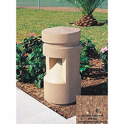 Bollard Square 18in.Lx18in.Wx36in.H