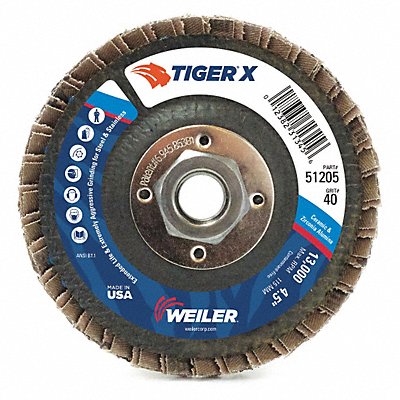 J1581 Flap Disc 7 in x 80 Grit 8600 RPM