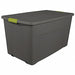 Storage Tote Gray Polypropylene