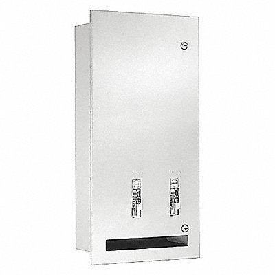 Dual Dispenser 30 Napkins/28 Tampons Cap