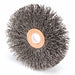 Wire Wheel Brush Carbon Steel 3 in Dia