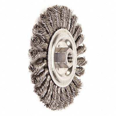 Twist Wire Wheel Brush Threaded Arbor