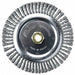 Twist Wire Wheel Brush Threaded Arbor