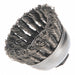 Knot Wire Cup Brush Threaded Arbor