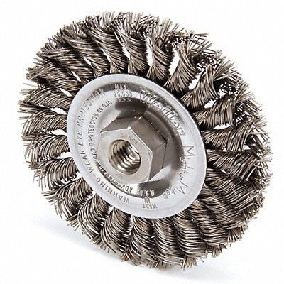 Twist Wire Wheel Brush Threaded Arbor