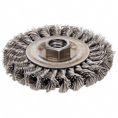 Twist Wire Wheel Brush Threaded Arbor