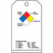 Accdnt Prvntn Tag Poly NFPA Diamond PK25