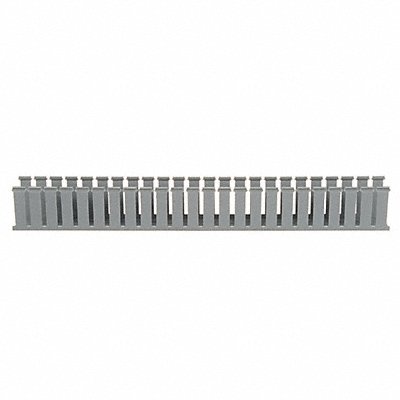 Wire Duct Wide Slot Gray 2.25 W x 3 D