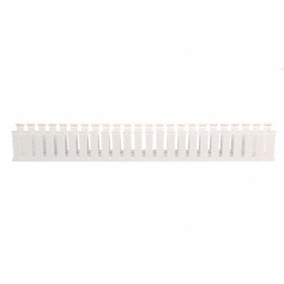 Wire Duct Wide Slot White 2.25 W x 3 D