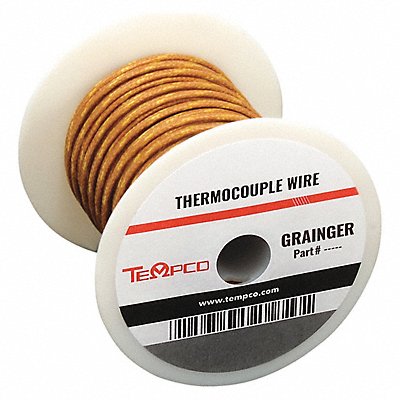 Thermocouple Wire J 24AWG Brn 100ft