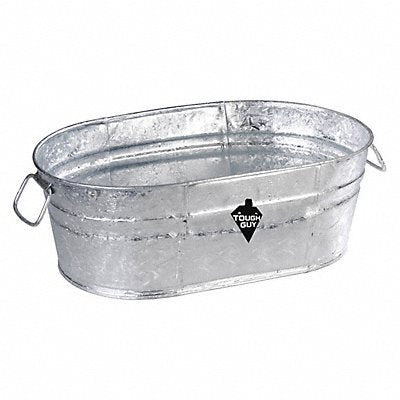 Utility Tub 4 gal Silver