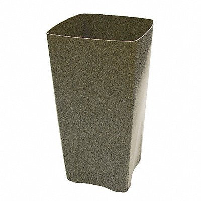 Rigid Trash Can Liner 28 H x 14 W Tan