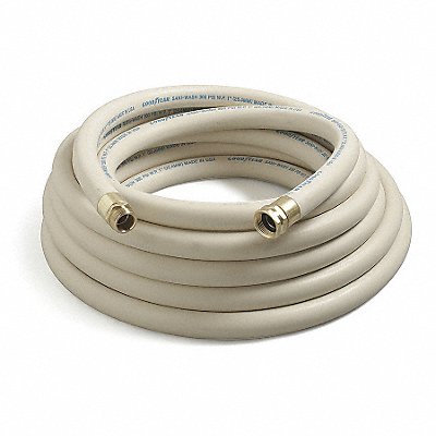 Washdown Hose 1/2 ID x 50 ft.L White