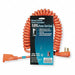 Coiled Ext Cord 10ft 16Ga 13A SJT Orange