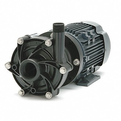 Magnetic Drive Pump 1in MNPT 3/4hp PVDF