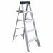 Stepladder Aluminum 5 ft H 300 lb Cap.