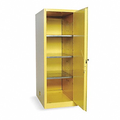 Flammable Safety Cabinet 48 gal Yellow