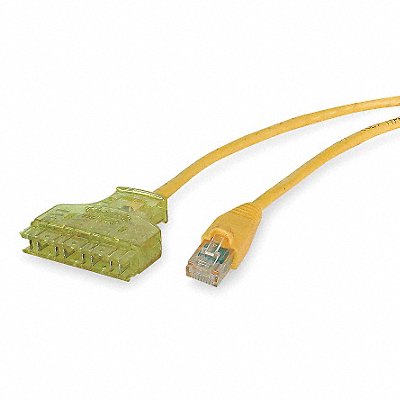 Patch Cord Cat 6 Booted Yellow 7.0 ft.