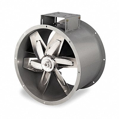 Steel 27 Dia 18 L 37.25 H Tubeaxial Fan