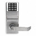 Electronic Lock Satin Chrome 12 Button