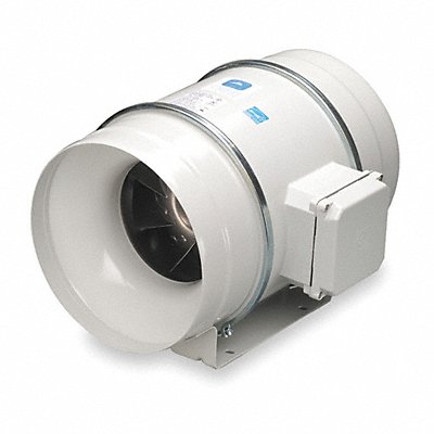 Steel 11 D 7.6 H 7.6 W Inline Duct Fan