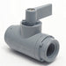 PVC Ball Valve Inline FNPT 1/4 in