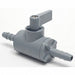 PVC Ball Valve Inline Barb x Barb 1/4 in