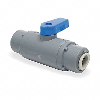 PVC Ball Valve Push to Connect 3/8 in