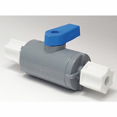 PVC Ball Valve Inline JACO x JACO 1/4 in