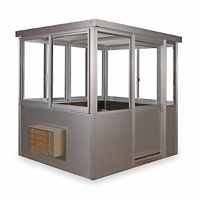 Assembled Grd Bldg 4 x8.2 x6.3ft Gray