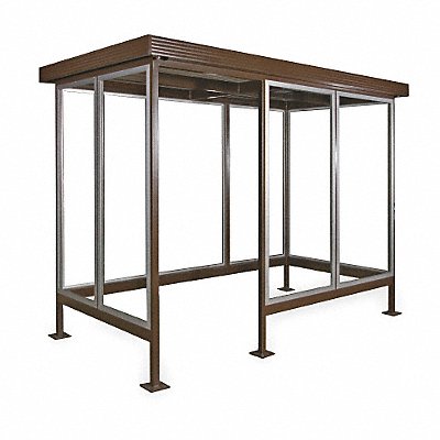 Smoking Shelter 120 x93.5 x72in Straight