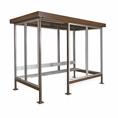 Smoking Shelter 144 x93.5 x96in Straight