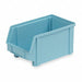 Hang and Stack Bin Light Blue PP 5 in