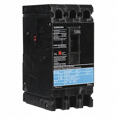 Circuit Breaker 20A 3P 480VAC ED4